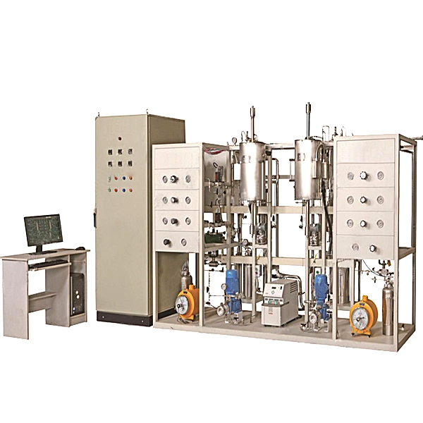 中低温变换单元操作实训台(图1) 中低温变换单元实操实验台,四合一透明液压实验装置