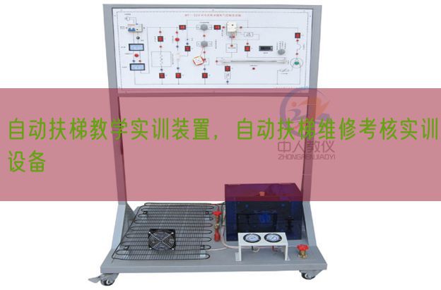 自动扶梯教学实训装置，自动扶梯维修考核实训设备(图1)